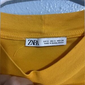 Gold shirt from Zara, Size S